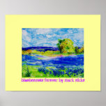bluebonnets para siempre poster