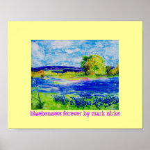 bluebonnets para siempre poster