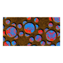 BlueRedBrown Tarjetas Fotograficas