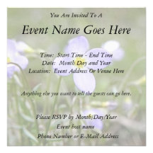 Bluets - señoras del Quaker Invitaciones Personalizada