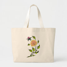 Blumen chinesisch chinese flowers leinentaschen