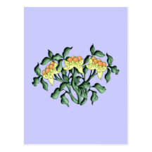 Blumen chinesisch chinese flowers postkarten