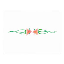 Blumen flowers postkarte