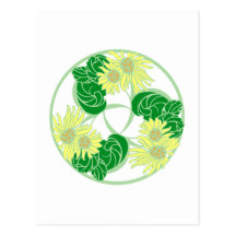 Blumen flowers postkarte