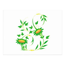 Blumen flowers postkarten