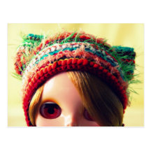 Blythe blonde postkarten