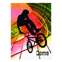 BMX en líneas y círculos Anuncios