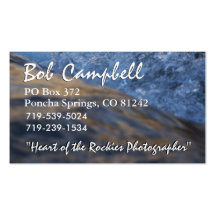 Bob Campbell Plantilla De Tarjeta De Visita