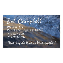 Bob Campbell Plantilla De Tarjeta Personal