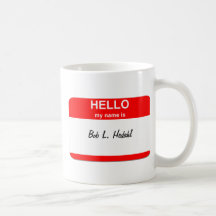 Bob L. Hedahl (muñeca de la bobble-cabeza) Tazas