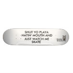 boca cerrada del yo tablas de patinar