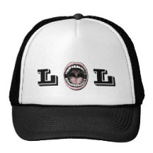 ¡Boca de risa grande LOL que ríe hacia fuera ruido Gorros Bordados