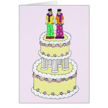 Boda civil fabuloso de la unión. tarjetas