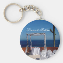 Boda de Cabo San Lucas Llavero Personalizado