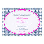 Boda de encargo de muy buen gusto moldeado oval de invitación