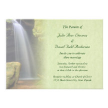 Boda de la cascada comunicados personalizados