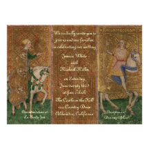 Boda de la señora y del caballero del renacimiento comunicado