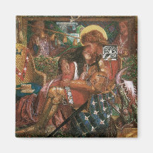 Boda de princesa Sabra Dante Rossetti de San Jorge Imanes De Nevera
