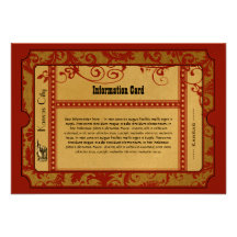 Boda del boleto de la película del poster de Broad Invitaciones Personales