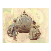Boda del cuento de hadas postales