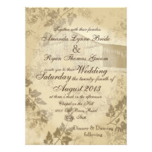 Boda del granero del país del vintage comunicado personalizado