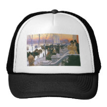 Boda del invierno en Washington C. cuadrada 1897 Gorro