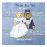 Boda del oso de peluche de novia y del novio comunicados personales 