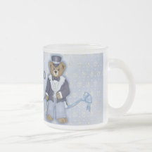 Boda del oso de peluche - personalizar taza