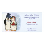 Boda del pingüino tarjetas personales