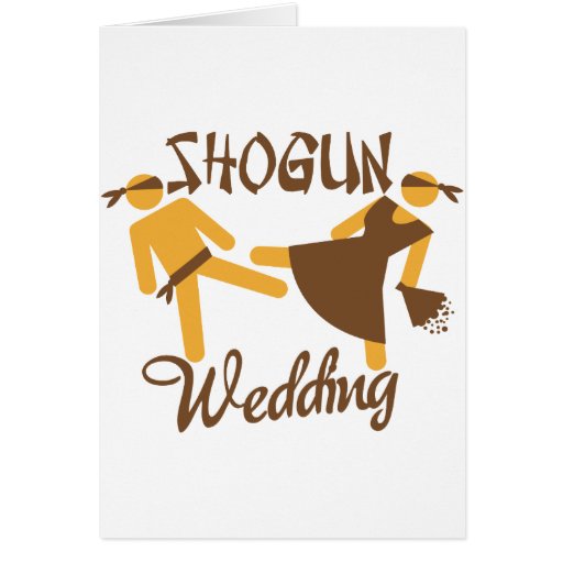 boda del shogún tarjeton