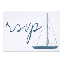 Boda del yate anuncio personalizado