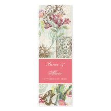 Boda elegante de los tulipanes de n de Flutterbyes Tarjetas De Visita
