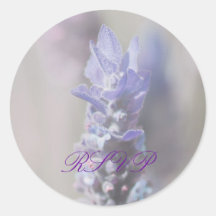 Boda elegante de RSVP de la lavanda Etiquetas