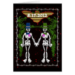 boda esquelético 2 felicitaciones