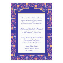 Boda floral elegante del renacimiento invitacion personalizada