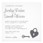 Boda gris de la llave maestra anuncios personalizados