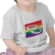 Boda lesbiano gay camisetas