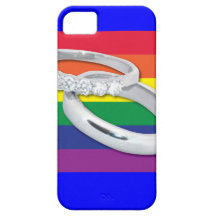 Boda lesbiano gay iPhone 5 protectores