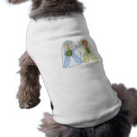 Boda lesbiano meridional camiseta de perrito
