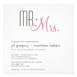 Boda moderno retro invitacion personalizada