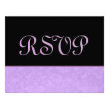 Boda púrpura del damasco del iris invitacion personalizada