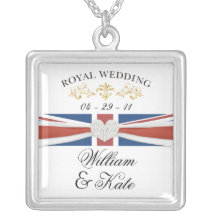 Boda real - colgante del recuerdo de Guillermo y d