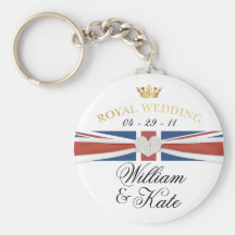 Boda real - Guillermo y Kate Commemoratives Llavero Personalizado