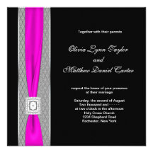Boda rosado fucsia negro del arco de las rosas fue comunicado