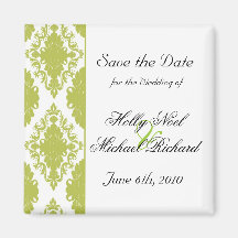 boda, savethedate, verde, negro, suposición, con c imán