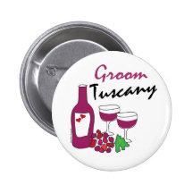 Bodas de Toscana, novio Pins