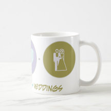 Bodas del amor de la fe tazas de café