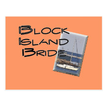 Bodas del Block Island, novia Postal