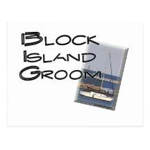 Bodas del Block Island, novio Postal