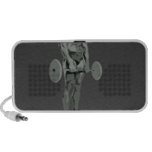 bodybuilder del astronauta PC altavoces